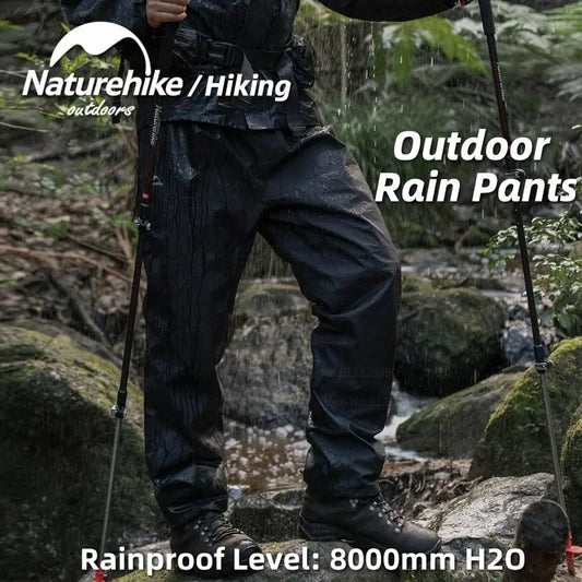 2024 Windproof Rainproof Pants Upgraded Men Outdoor Waterproof Windbreaker Raincoats Rain Pant Cycling Hiking Trip