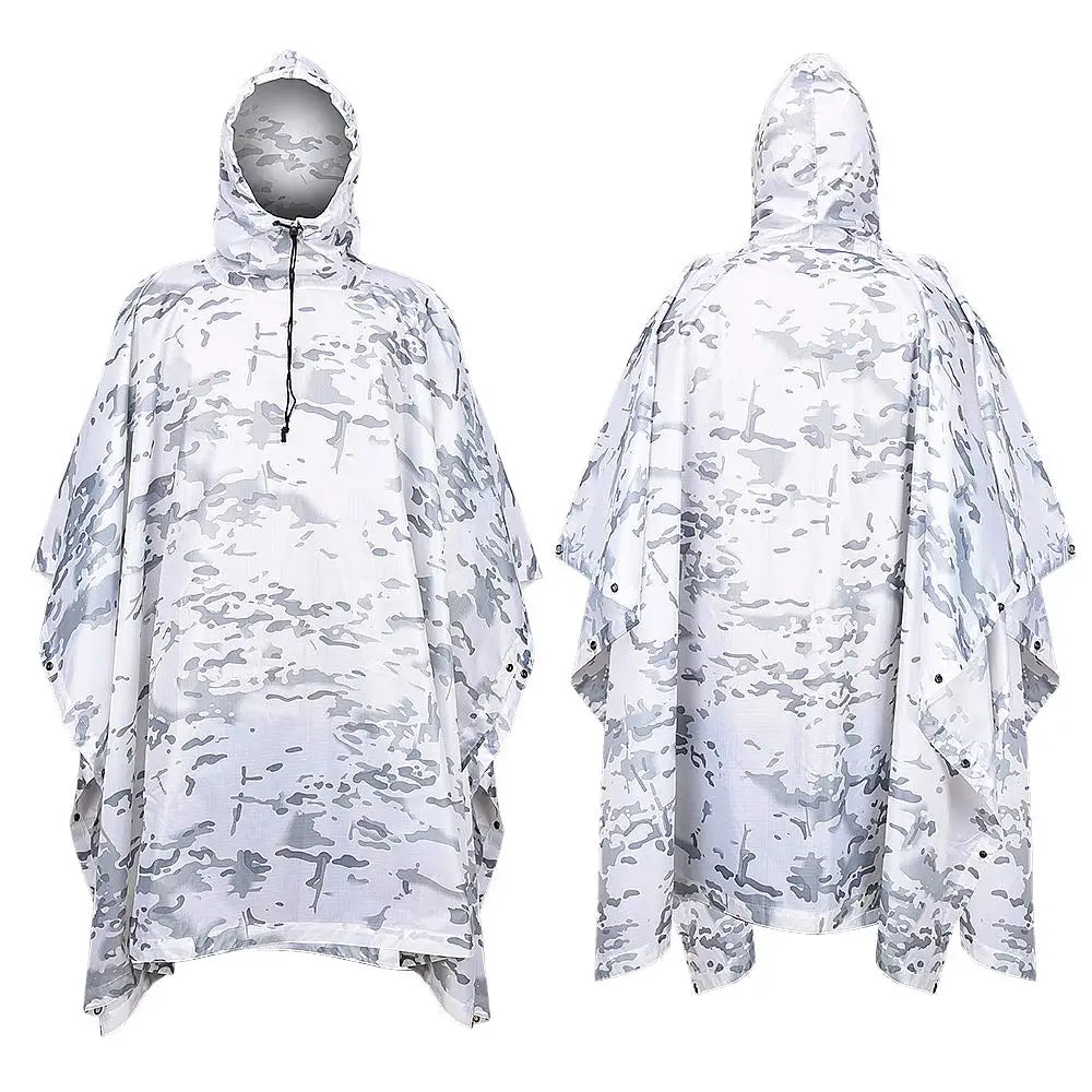 Rain Coat Women Men Simulation Tree Breathable Outdoor Raincoats Poncho Waterproof Rain Hiking Hunting Camp Fishing Gear Cover
