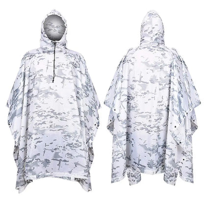 Rain Coat Women Men Simulation Tree Breathable Outdoor Raincoats Poncho Waterproof Rain Hiking Hunting Camp Fishing Gear Cover