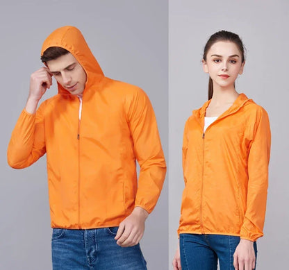Camping Waterproof Jacket Men Women Windbreaker Men Raincoat Rain Jacket Men Waterproof Hiking Climbing Clothes Sun Protection