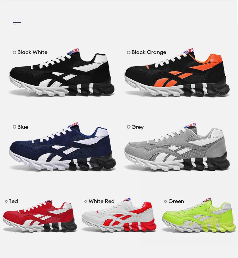 Men's Casual Sports Shoes Cushioning Women's Breathable Lightweight Sneakers for City Commute & Fitness Training Large Size