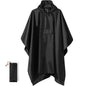 3-in-1 outdoor raincoat Hooded sleeve waterproof poncho Camping hiking Raincoat tent motorcycle rain cover