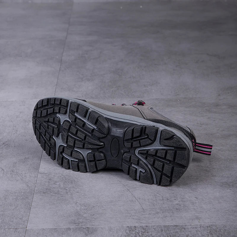 Spring and Autumn Mountaineering Shoes Fashion Women's Hiking Shoes 2025 Comfortable Outdoor Sports Anti Slip Walking Shoes