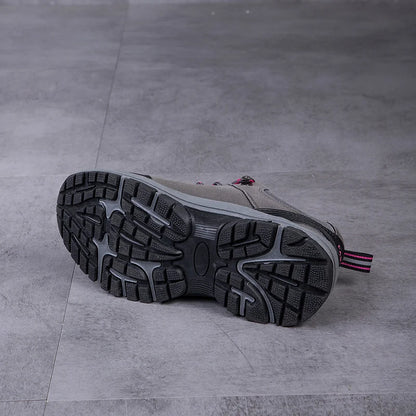 Spring and Autumn Mountaineering Shoes Fashion Women's Hiking Shoes 2025 Comfortable Outdoor Sports Anti Slip Walking Shoes