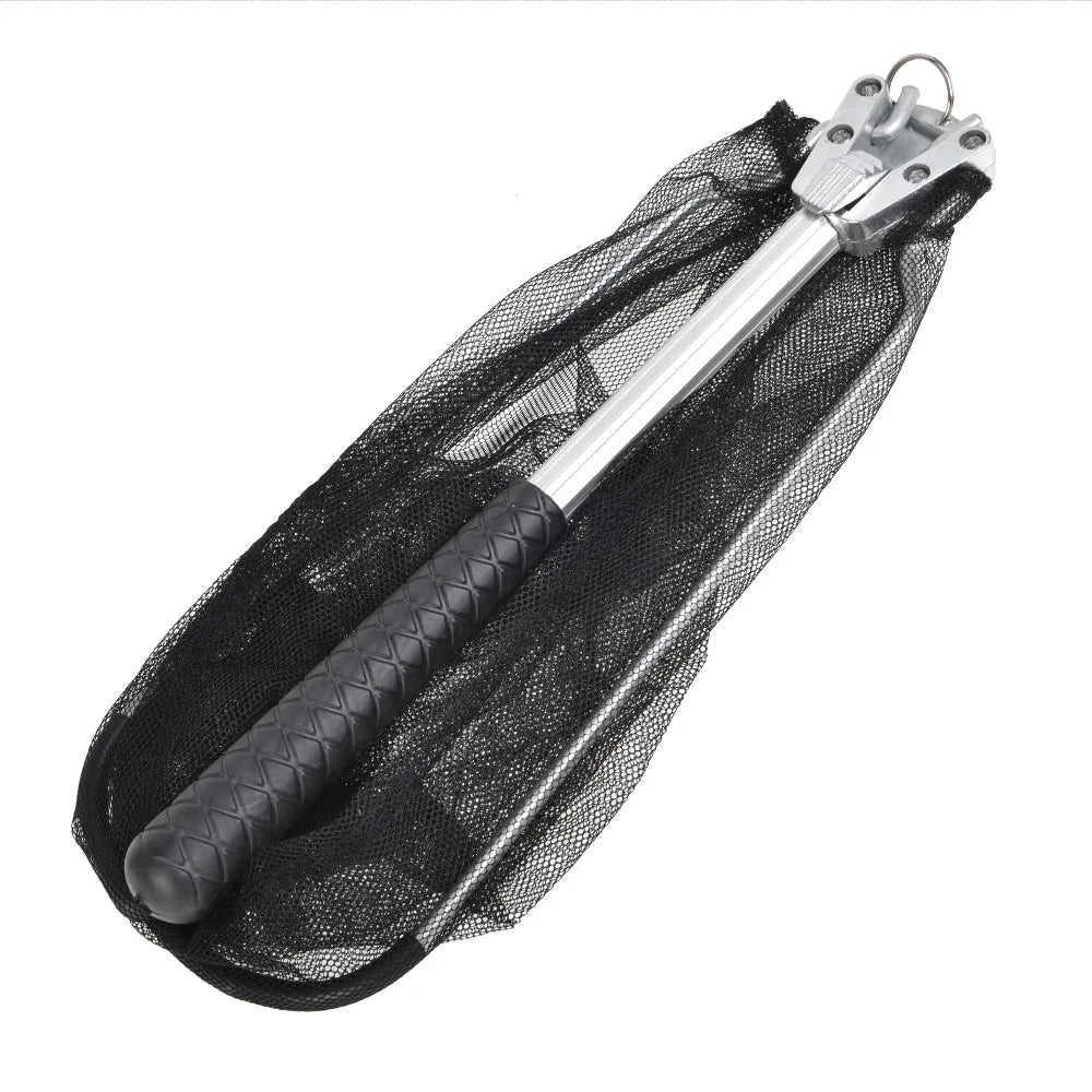 Aluminum Alloy Natural Color Triangle Mini Net Fishing Folding Hand Fishing Gear Раколовка Для Раков