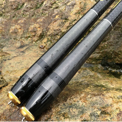 7.2M Super Hard Carbon Fishing Rod Superhard Long Distance Throwing Shot Pole Telescopic High Quality Stream Rod