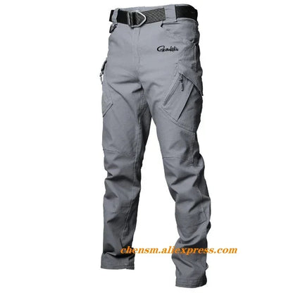 Gamakatsu Fishing Pants Waterproof Multi-pocket Outdoor Trousers Sports Breathable Fishing Clothes Outdoor Hiking Fishing Wear