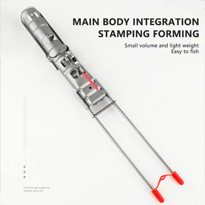 35*17cm Stainless Steel Fishing Rod Stand Holder Bracket Automatic Spring Dismantle Rod Holders for All Fishing Rods