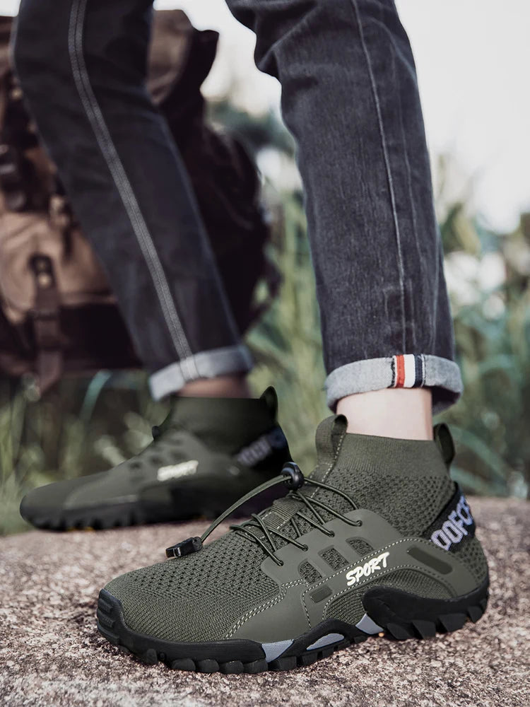 Men's and Women's Hiking Shoes, High Breathable Mesh Boots, Comfortable, Quick-drying, Hiking, Suitable For Travel And Leisure