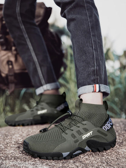 Men's and Women's Hiking Shoes, High Breathable Mesh Boots, Comfortable, Quick-drying, Hiking, Suitable For Travel And Leisure
