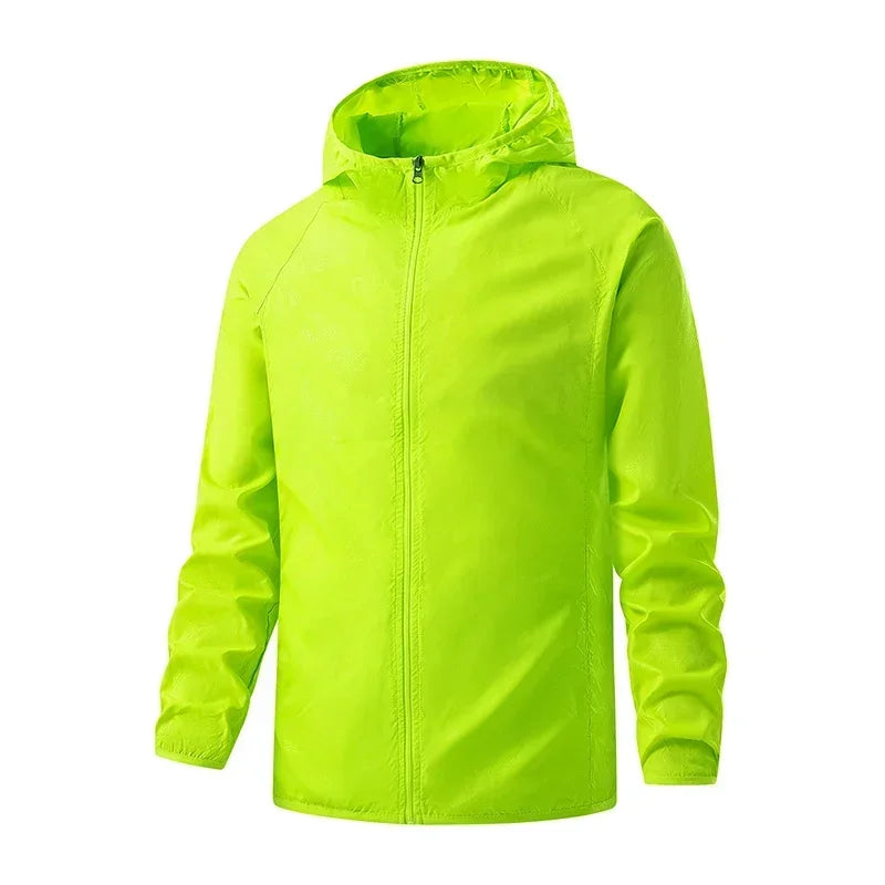 Camping Waterproof Jacket Men Women Windbreaker Men Raincoat Rain Jacket Men Waterproof Hiking Climbing Clothes Sun Protection