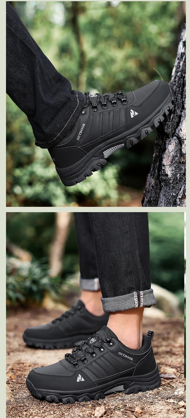 Best Seller Men's High-top Outdoor Climbing Shoes Men Sports Hiking Shoes Waterproof And Anti Slip Sports Shoes Breathable Boots