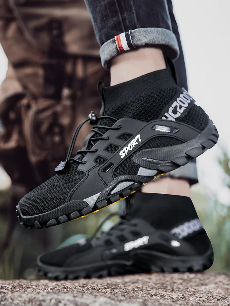 Men's and Women's Hiking Shoes, High Breathable Mesh Boots, Comfortable, Quick-drying, Hiking, Suitable For Travel And Leisure