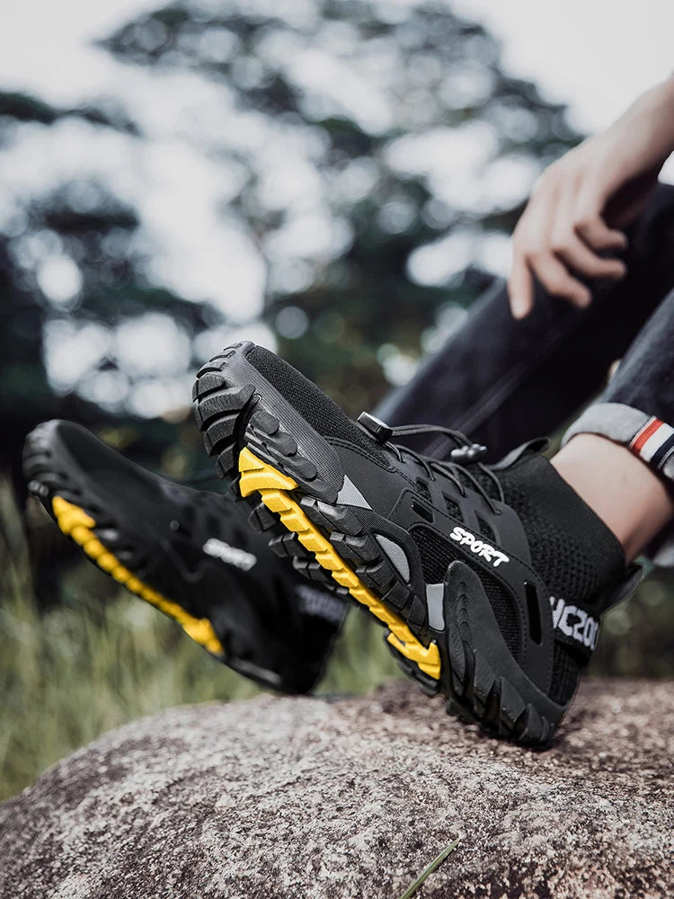 Men's and Women's Hiking Shoes, High Breathable Mesh Boots, Comfortable, Quick-drying, Hiking, Suitable For Travel And Leisure