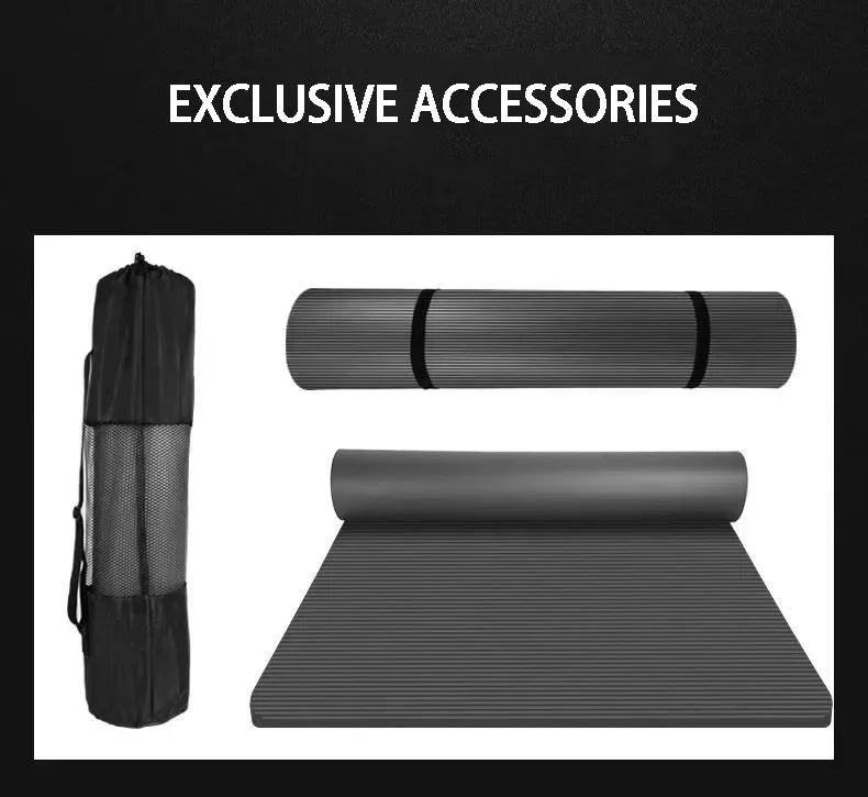 20mm Thick NBR Yoga Mat Moisture-proof Outdoor Non-Slip Durable Camping Picnic Mat 2000x600x20mm Exercise Gym Fitness Workout