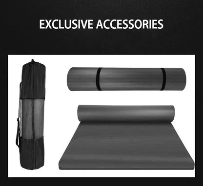 20mm Thick NBR Yoga Mat Moisture-proof Outdoor Non-Slip Durable Camping Picnic Mat 2000x600x20mm Exercise Gym Fitness Workout