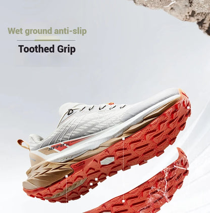 361 Degrees Yushan PRO Men Running Shoes Durable Hiking Cushioning Breathable Non-slip Outdoor Jogging Male Sneakers 672522250