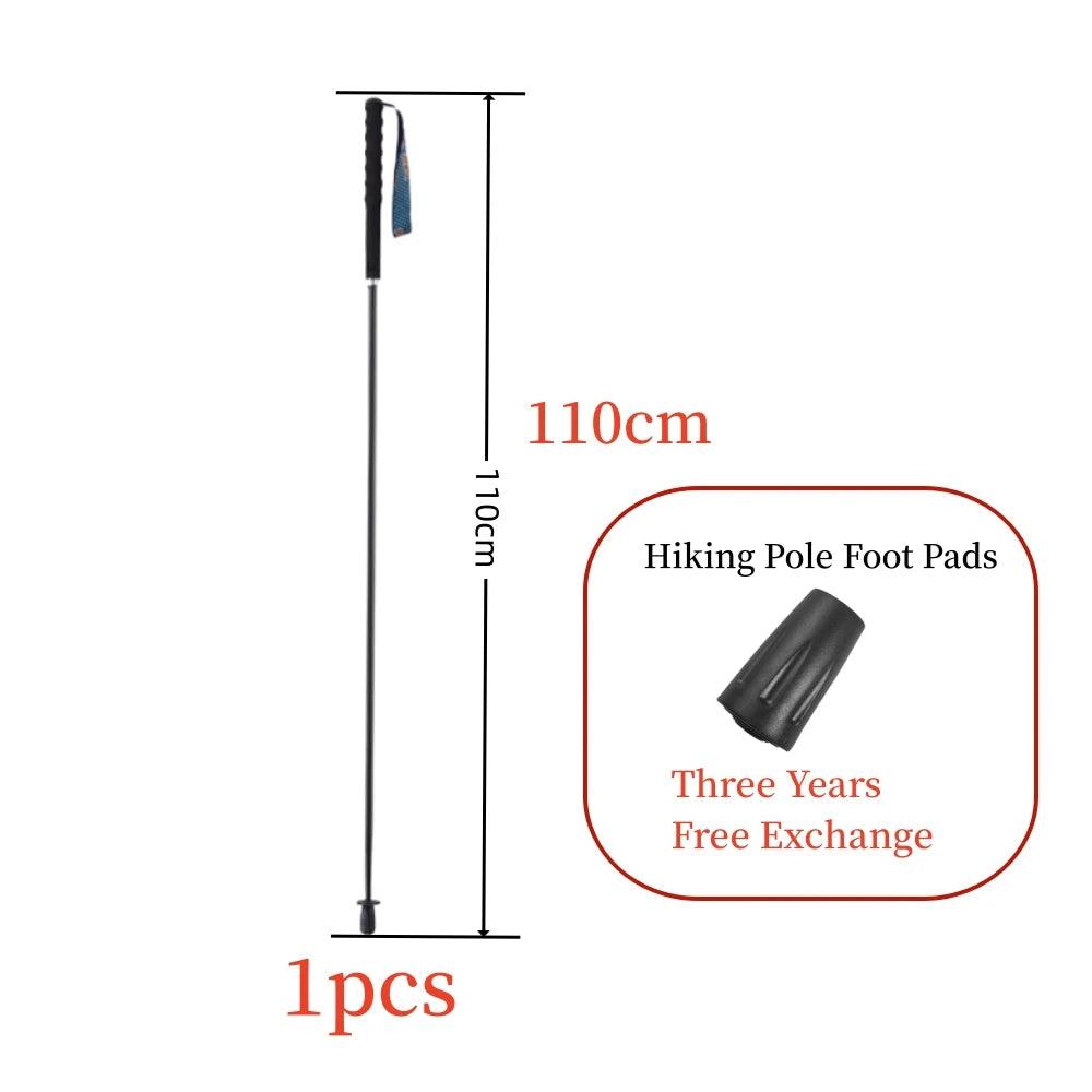 110g 120g 130g Turstaver i Karbonfiber Ultralette Turstaver Sammenleggbare Vandrestaver Bærbare Turstaver Campingtur