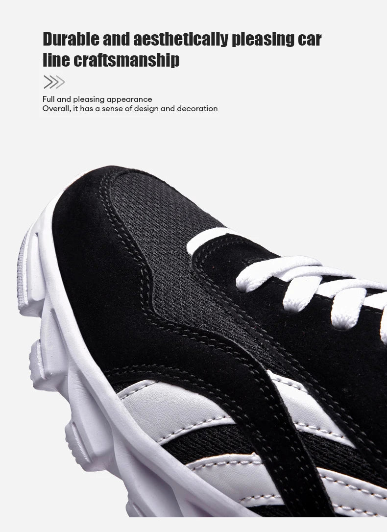 Men's Casual Sports Shoes Cushioning Women's Breathable Lightweight Sneakers for City Commute & Fitness Training Large Size