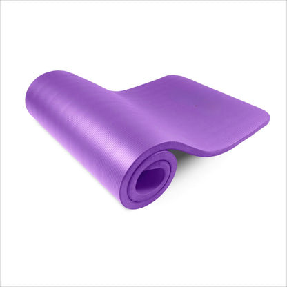 1-Inch Extra Thick Yoga Mat for Pilates, Non-Slip & Water-Resistant, Joint Protection, with Carry Sling