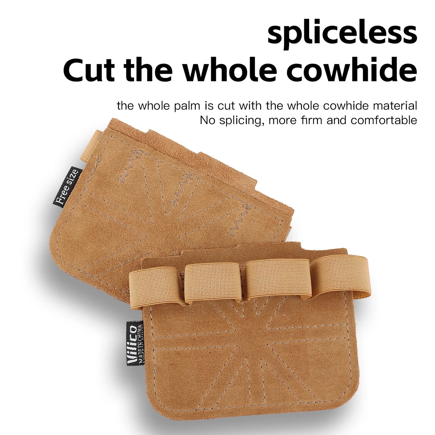 Cowhide weightlifting training gloves with palm protection for men's and women's fitness, gymnastics, grip strength, pull ups, a