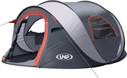 Pop-up Tent, 3 Person Camping Tent, Instant Portable Beach Tent, Easy Pop Up Shade Tents 2 Doors for Camping Hiking