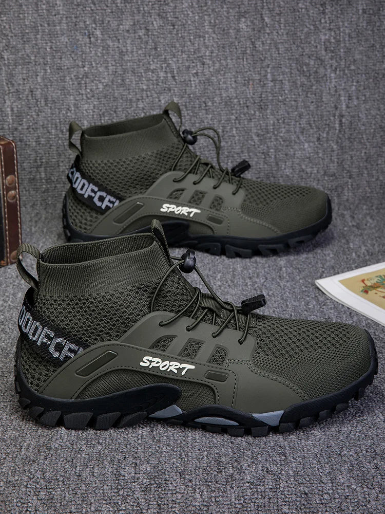 Men's and Women's Hiking Shoes, High Breathable Mesh Boots, Comfortable, Quick-drying, Hiking, Suitable For Travel And Leisure