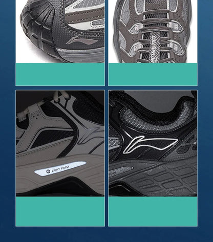 Li-Ning Unisex CLY SHADE Outdoor Hiking Shoes LIGHT FOAM Cushioning Soft Reflective LiNing Casual Sneakers AHTV033