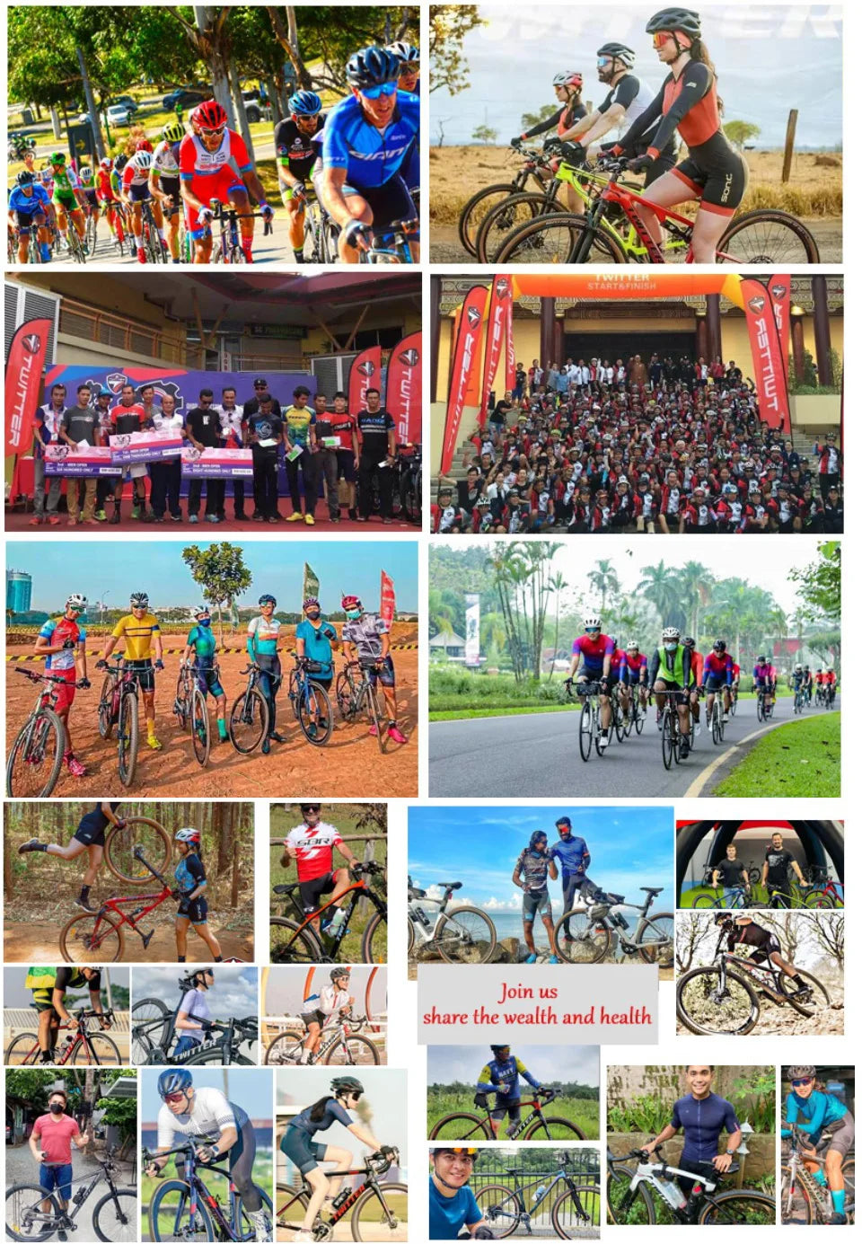 TWITTER CYCLONE Carbon Wheel Road Bike 2X12S SENSAH Derailleur Adult Men's Carbon Hydr Disc Bicycle With Inner-Cables Routing