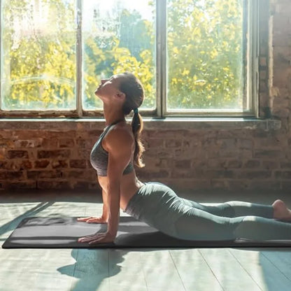 Yoga Mat Anti-skid Sports Fitness EVA Comfort Foam 10MM Thick Yoga Mat for Exercise Yoga and Pilates Gymnastics Mat