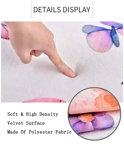 2026 Rainbow Mandala Flower Chakras Yoga Bohemia Art Rug for Bedroom Living Room Sofa Home Doormat Decor,Kid Non-slip Floor Mat