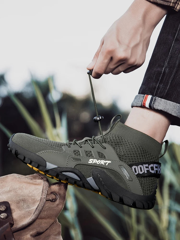 Men's and Women's Hiking Shoes, High Breathable Mesh Boots, Comfortable, Quick-drying, Hiking, Suitable For Travel And Leisure