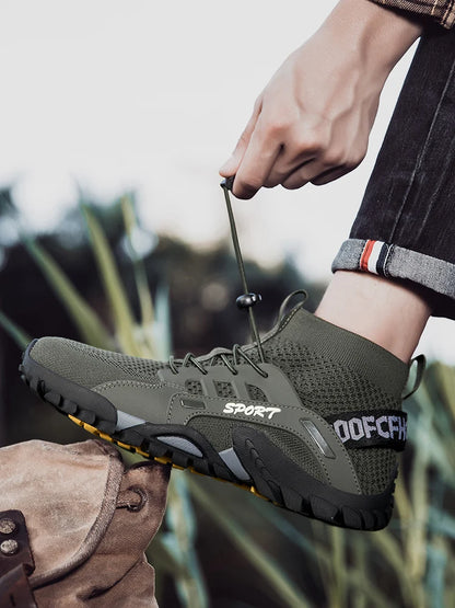 Men's and Women's Hiking Shoes, High Breathable Mesh Boots, Comfortable, Quick-drying, Hiking, Suitable For Travel And Leisure