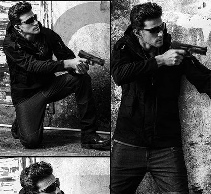 M65 UK Clothes Windproof Hunting Field Jackets Mens Winter/Autumn Waterproof Pilot Train Coat Hoodie Three Colors