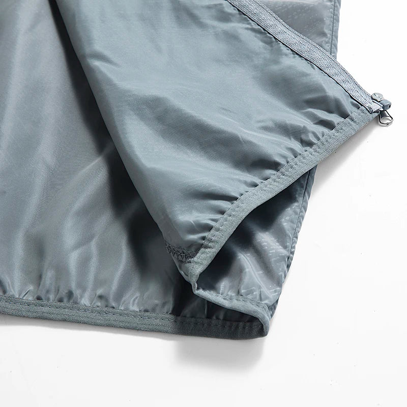 JNLN Men's Women's Waterproof Hiking Jacket Quick Dry Sun Protection Windbreaker Camping Hunting Climbing Outdoor Rain Coat