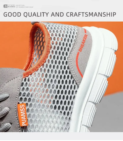 Men Shoes Summer Sneakers Mesh Running Shoes Lightweight and Breathable Sneakers For Men Tenis Sports Shoes