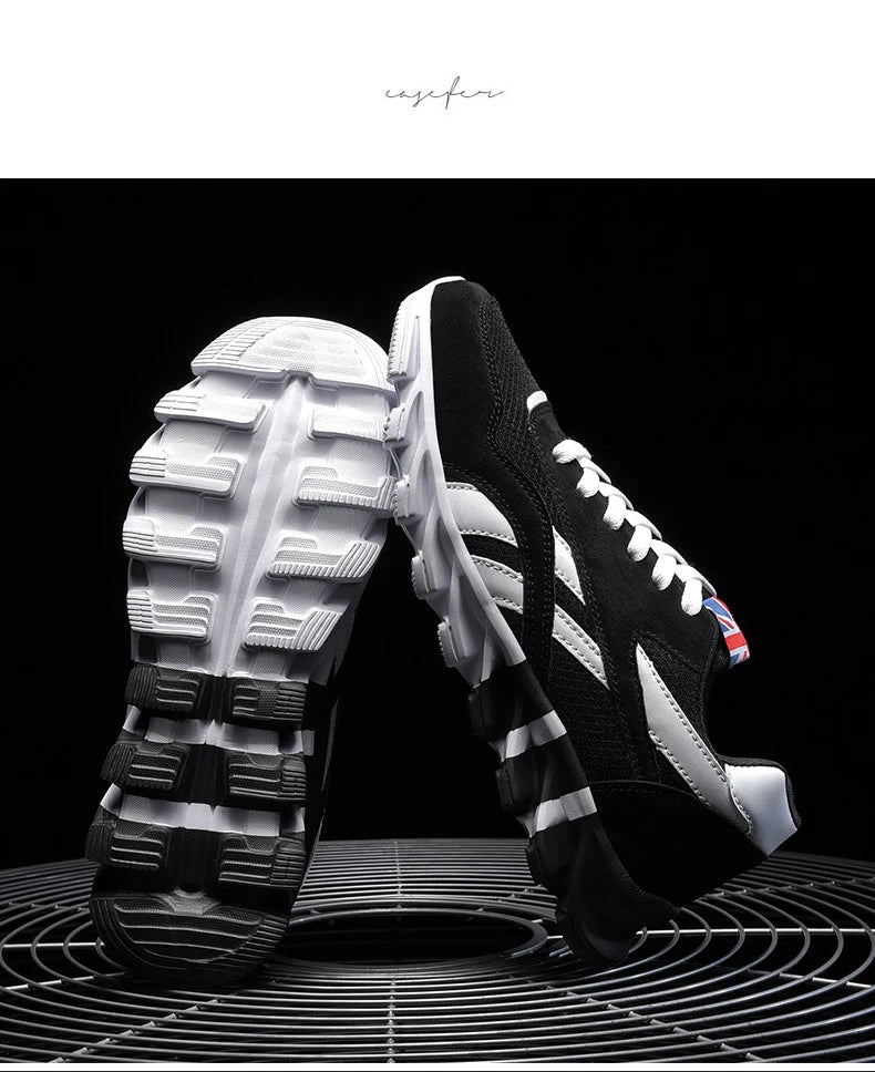 Men's Casual Sports Shoes Cushioning Women's Breathable Lightweight Sneakers for City Commute & Fitness Training Large Size