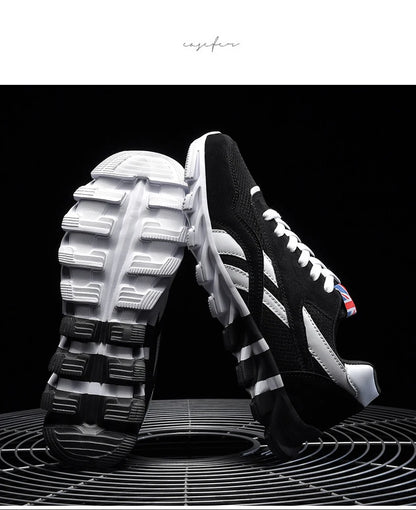 Men's Casual Sports Shoes Cushioning Women's Breathable Lightweight Sneakers for City Commute & Fitness Training Large Size