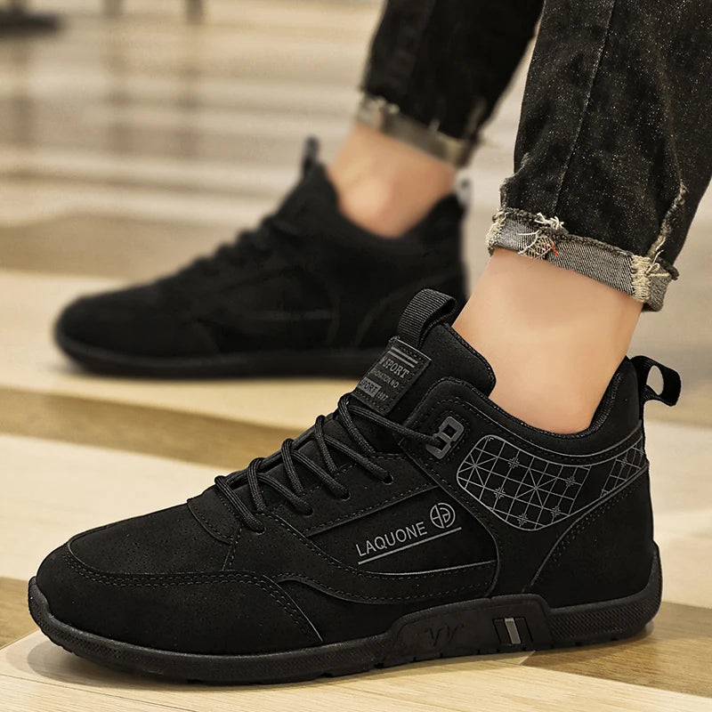 Men's Flat Sports Shoes Autumn 2024 New Outdoor Men's Vulcanized Shoes Casual Running Shoes Versatile Fashion Trend Work Boots
