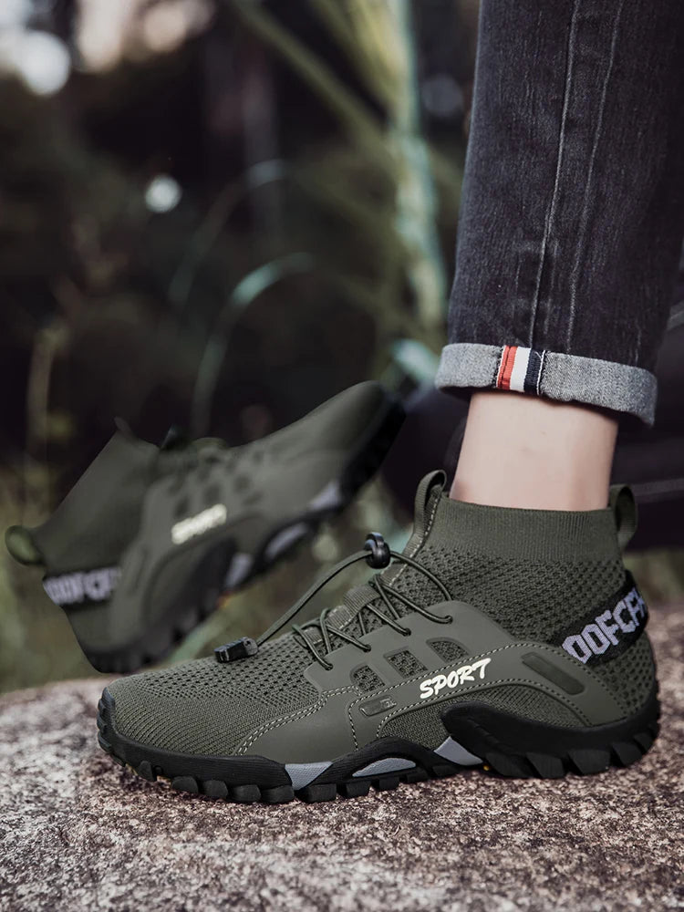 Men's and Women's Hiking Shoes, High Breathable Mesh Boots, Comfortable, Quick-drying, Hiking, Suitable For Travel And Leisure