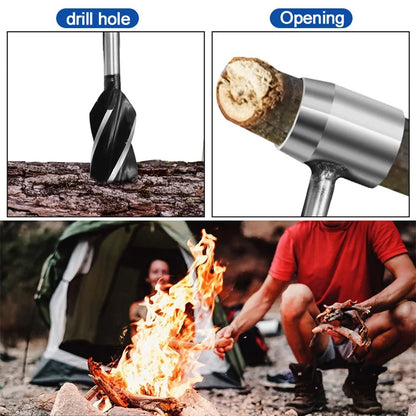 Auger Wrench Outdoor Survival Hand Drill Survival Gear Tool Sports Jungle Crafts Camping Bushcraft Accessories
