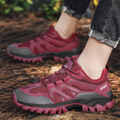 Women Men Hiking Shoes Outdoor Trekking Sports Climbing Camping Boots Non-slip Waterproof Walking Jogging Trainers Sneakers