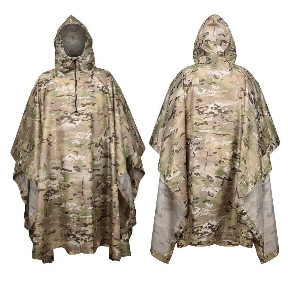 Rain Coat Women Men Simulation Tree Breathable Outdoor Raincoats Poncho Waterproof Rain Hiking Hunting Camp Fishing Gear Cover