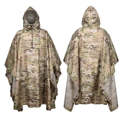 Rain Coat Women Men Simulation Tree Breathable Outdoor Raincoats Poncho Waterproof Rain Hiking Hunting Camp Fishing Gear Cover
