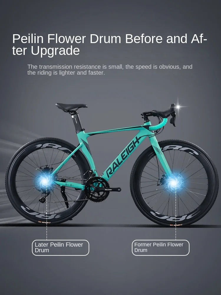 2025 Competitive Road Bike 14/16/18 Speed Lightweight Multi-performance Bicycle Oil Pressure Disc Brake Speed Change Bicicleta