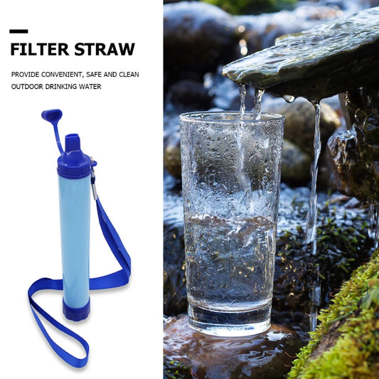 Outdoor Mini Water Filter Camping Hiking Purification Portable Hiking Water Purifier Suitable for Streams Emergency Survival
