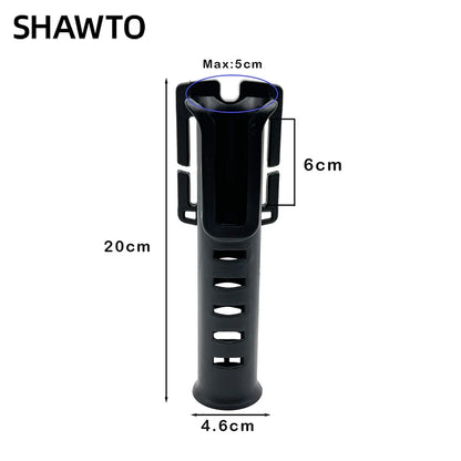Shawto Multi-function Nylon Belt Rod Holder Portable Pole Inserter Fishing Rod Pesca Rack Quick Belt Holder Inserting Device