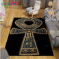 Egyptian Pharaoh- goddess-Runes Printed  Carpets Living Room Anti-Skid Area Rug Kids Bedroom Mats Yoga Mat Large Carpet Decor