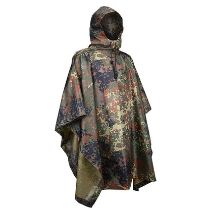 Rain Coat Women Men Simulation Tree Breathable Outdoor Raincoats Poncho Waterproof Rain Hiking Hunting Camp Fishing Gear Cover