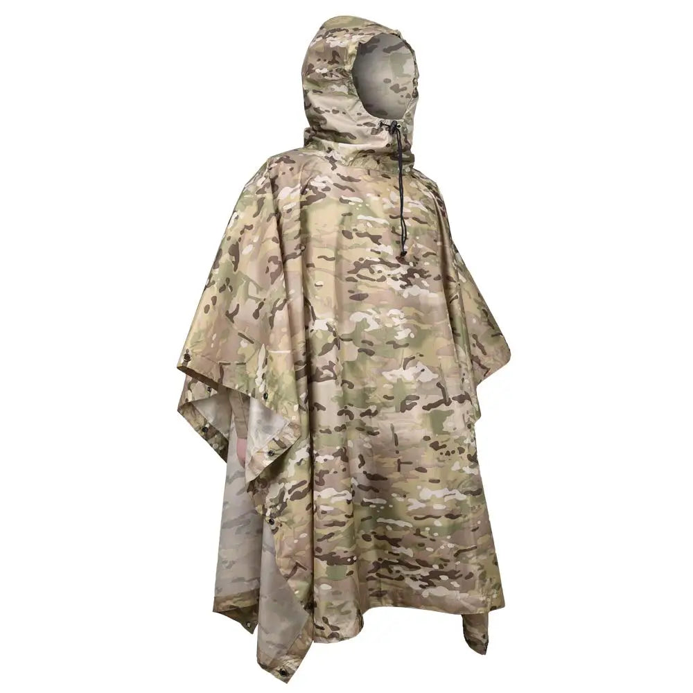 Rain Coat Women Men Simulation Tree Breathable Outdoor Raincoats Poncho Waterproof Rain Hiking Hunting Camp Fishing Gear Cover